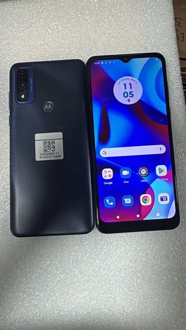 Motorola Moto G Pure 2021 32 GB, vista frontal y trasera